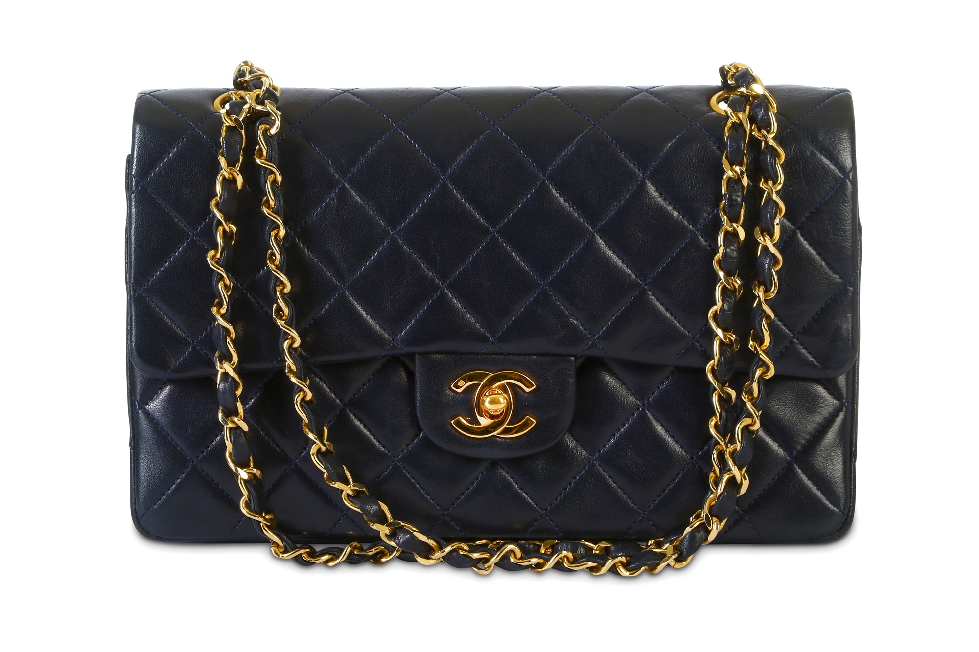 Chanel Navy Classic Double Flap Bag